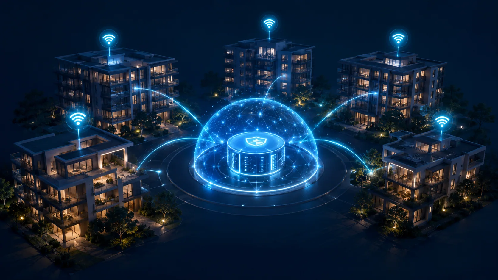 Optimización de Conectividad y Seguridad: Solución Innovadora para una Urbanización de Chalets Optimización de Conectividad y Seguridad: Solución Innovadora para una Urbanización de Chalets